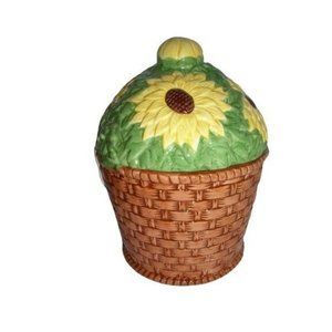 K Fine Ceramicware Sunshine Cookie Jar No. 5003